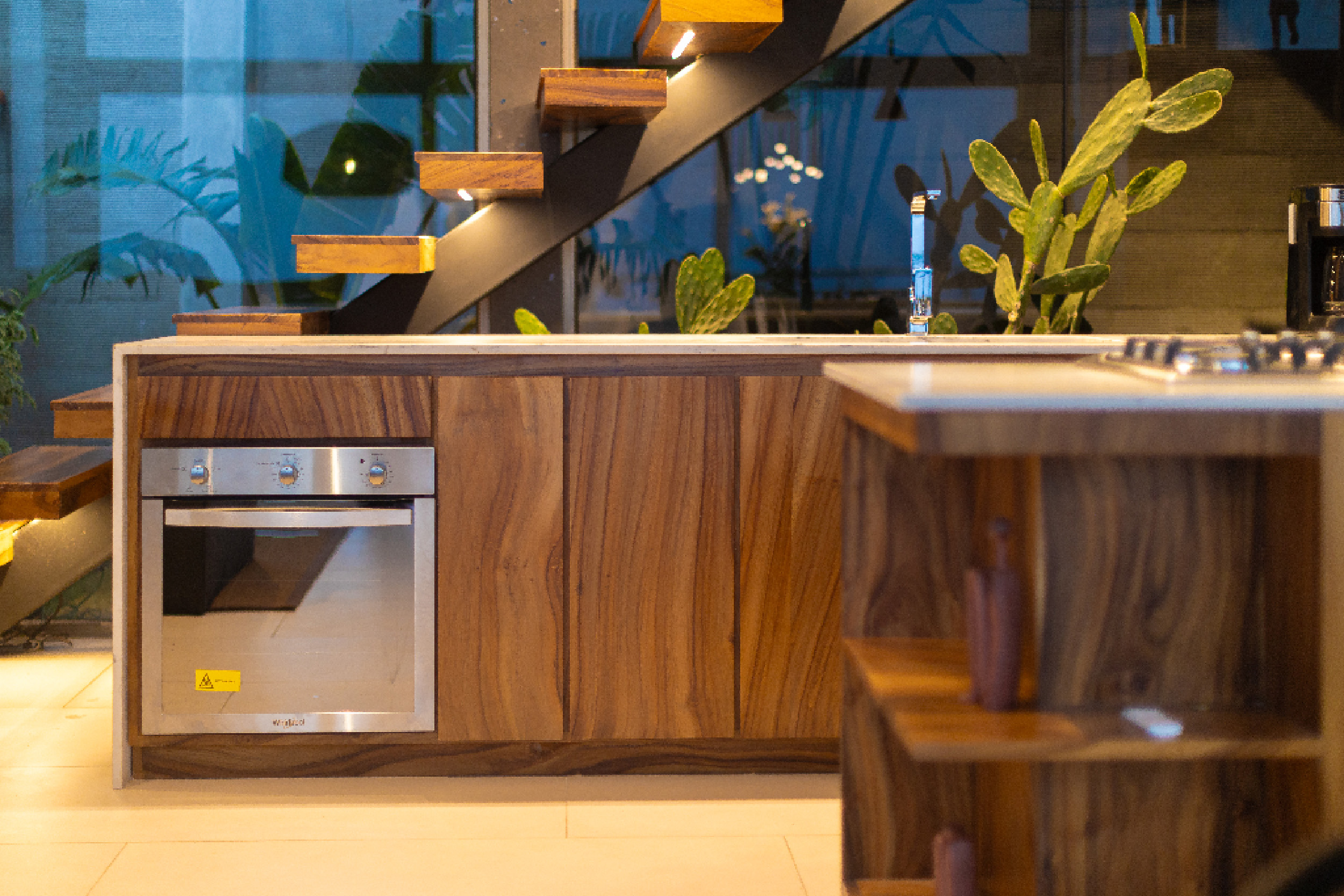 Cocina en madera villa Phoenix